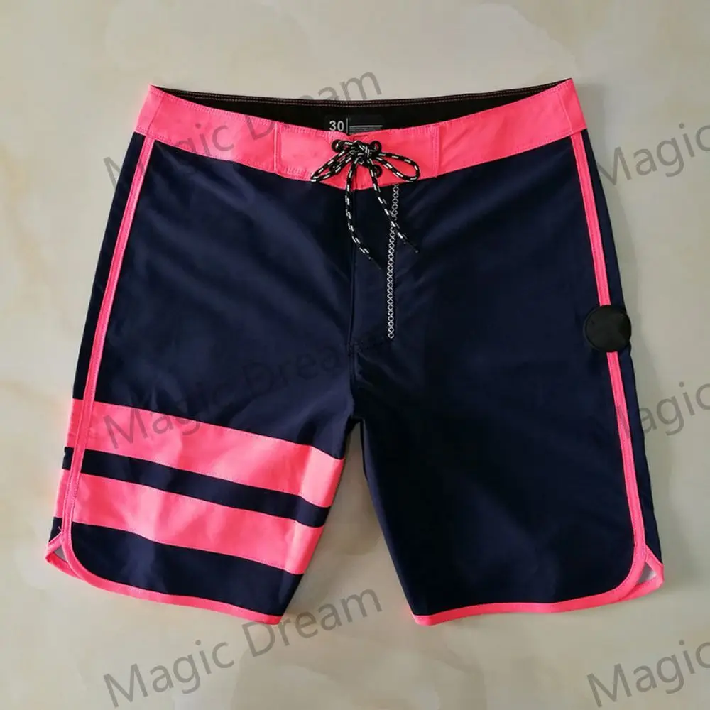 2024 Jun Summer New Waterproof Beach Shorts Men Phantom Bermuda Board Shorts Swim Quick Dry Casual Diving Surfwear Plus Swimwear