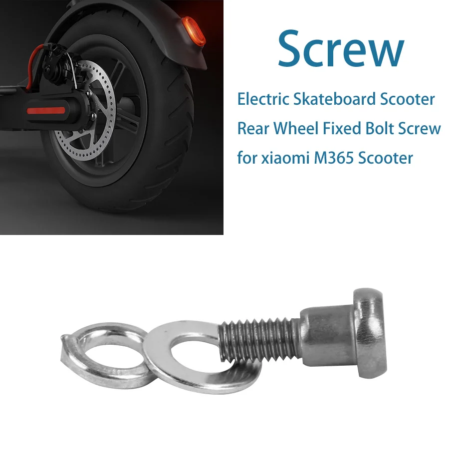 1/2 Set Rear Wheel Lock Fixed Bolt Screw for Xiaomi M365 Pro 1S Electric Scooter Skateboard Wheel Bearing Screw Parts Accessorie
