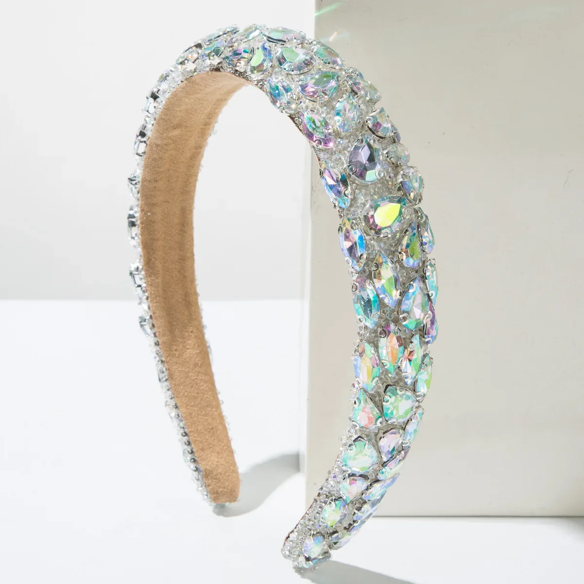 European and American Fashion Baroque Full of Diamonds Shiny Color Drill Headband Luxury Gorgeous Ball Banquet Hair Accessories