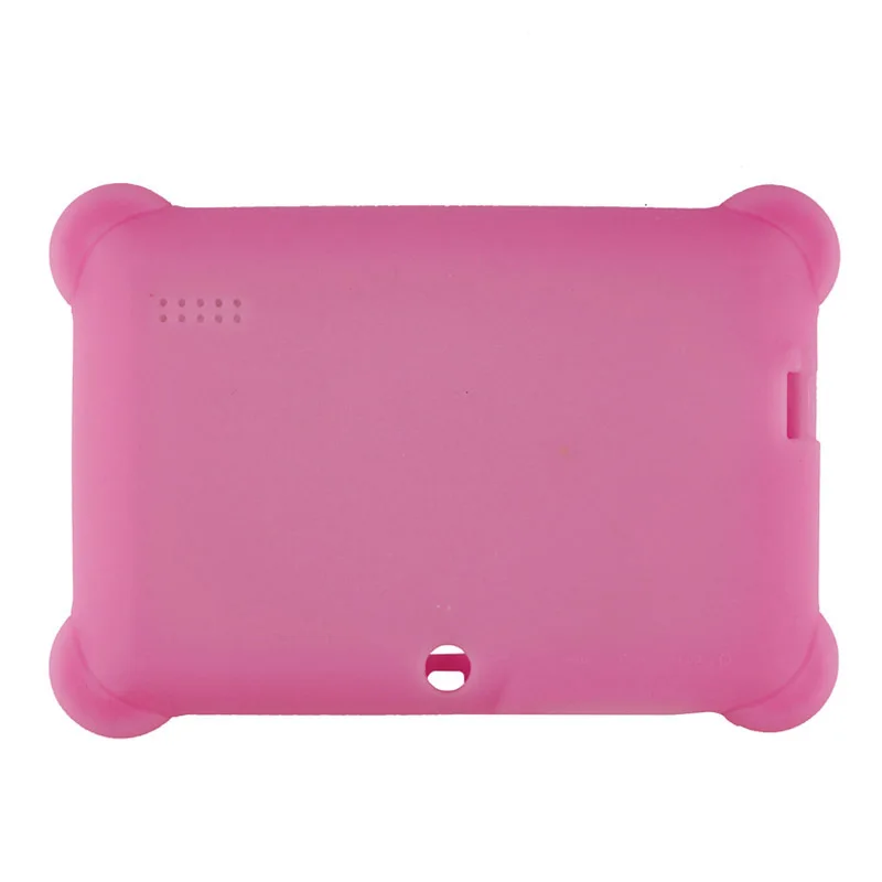 Silicone Gel Protective Back Case Cover For 7 \'\' Allwinner A33 A23 Android Tablet Q88 Flat sleeve Shockproof Case 스냅케이스 태블릿케이스