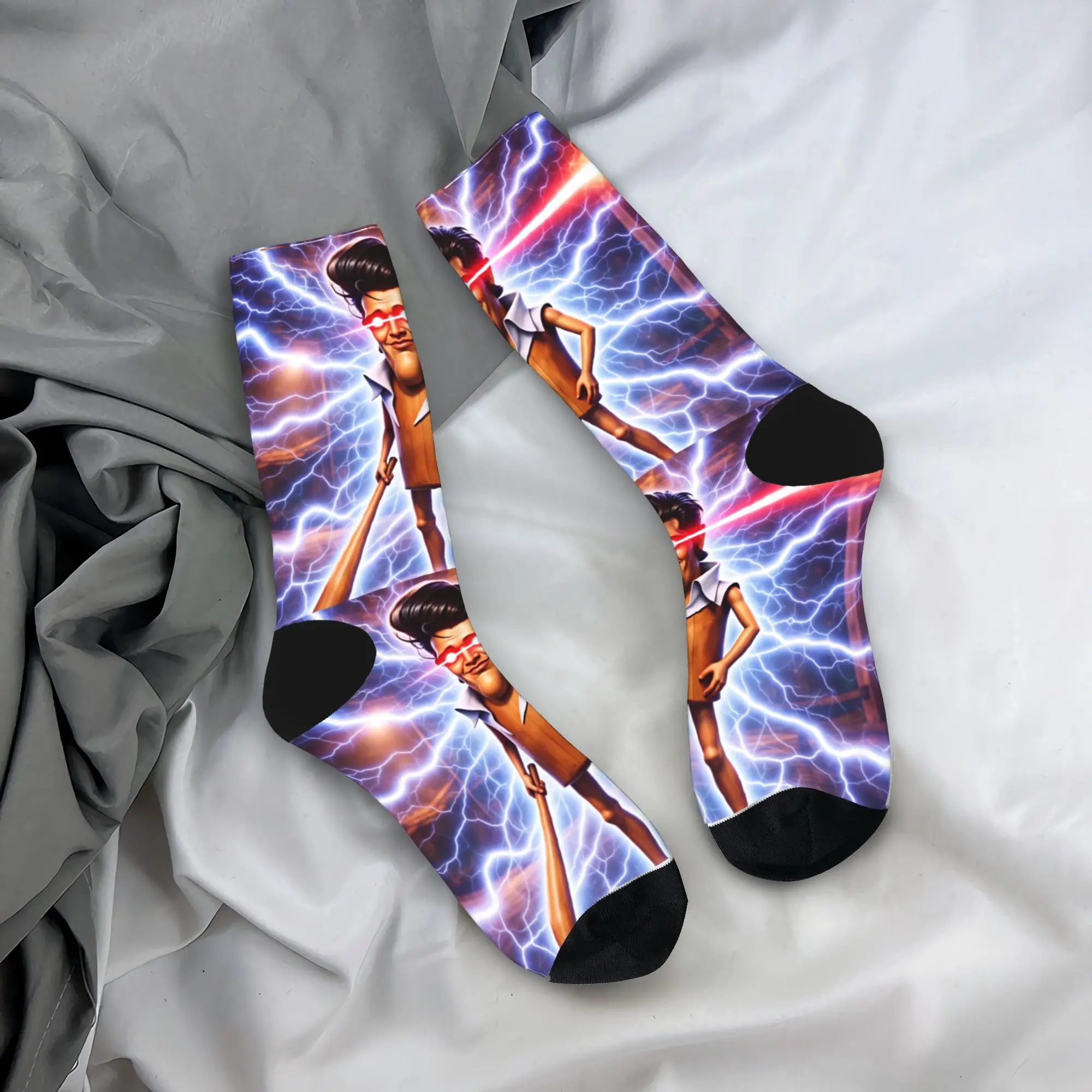 Charlie Kirk Meme Socks  Funny Stockings Winter Non Slip Couple Socks Quality Graphic Climbing Socks