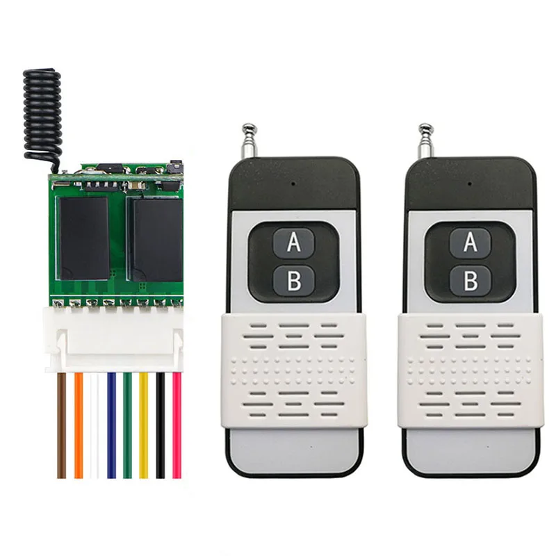 Mini Contact Remote Switches DC 3.7V 4.5V 5V 6V 7.4V 9V 12V Mini Small Volume RF Wireless Switch Normally Open Closed NO COM NC