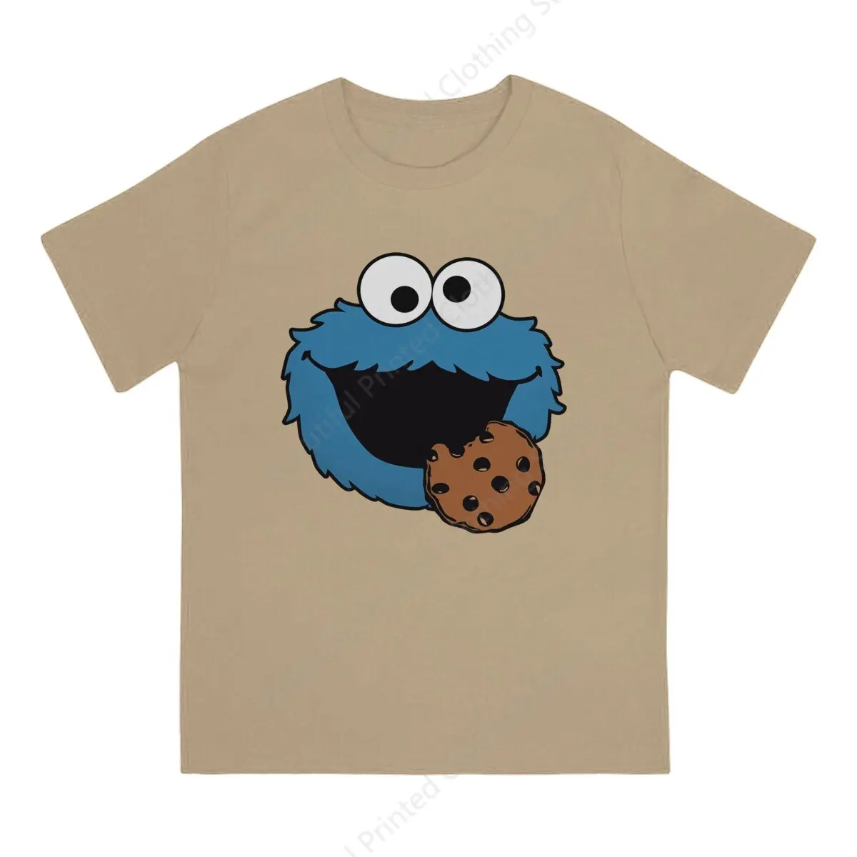 100% Cotton  T-shirt Sesame Streets 80s TV Series Print Cool Men's Women's T-Shirts Streetwear Basic Top Trend Fun Versatile