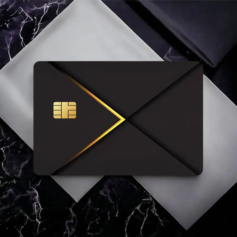Black Matte  Decorative Waterproof Film Skin Cover Credit Card Stickers Debit Front  Bank Bus Pass