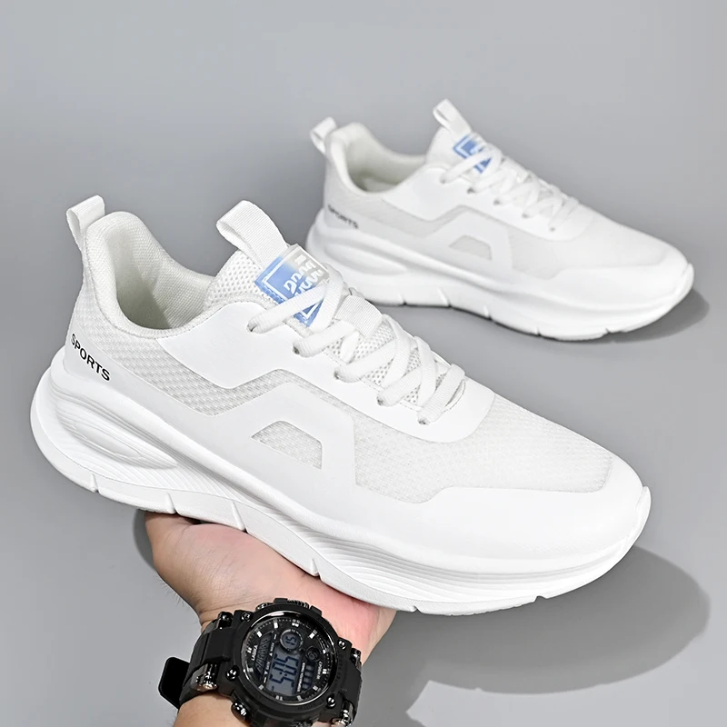 

Кроссовки для отдыха, высококачественный и удобный стиль, спортивная и прогулочная обувь на открытом воздухе, дышащая черно-белая повседневная обувь, новинка