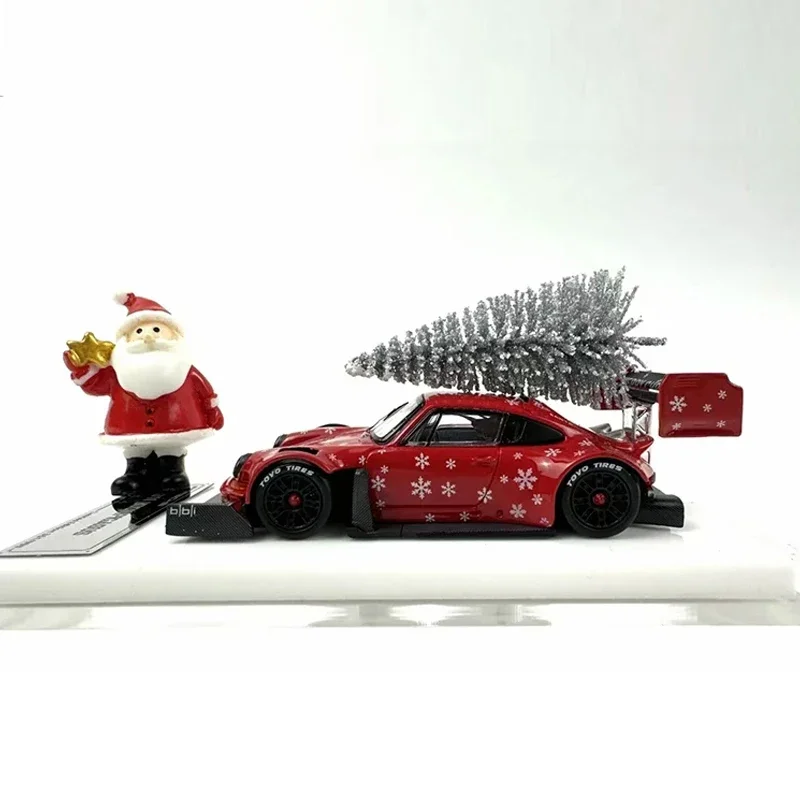 

TOP In Stock 1:64 RSR Hoonipigasus Christmas Limited Edition Diecast Diorama Car Model Collection Miniature Toys