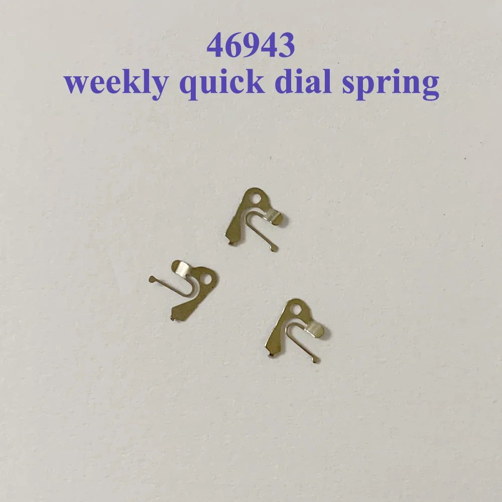 Watch Accessories Weekly Push Plate Weekly Quick Dial Spring Suitable for 46941 46943 Movement Watch Repair Parts