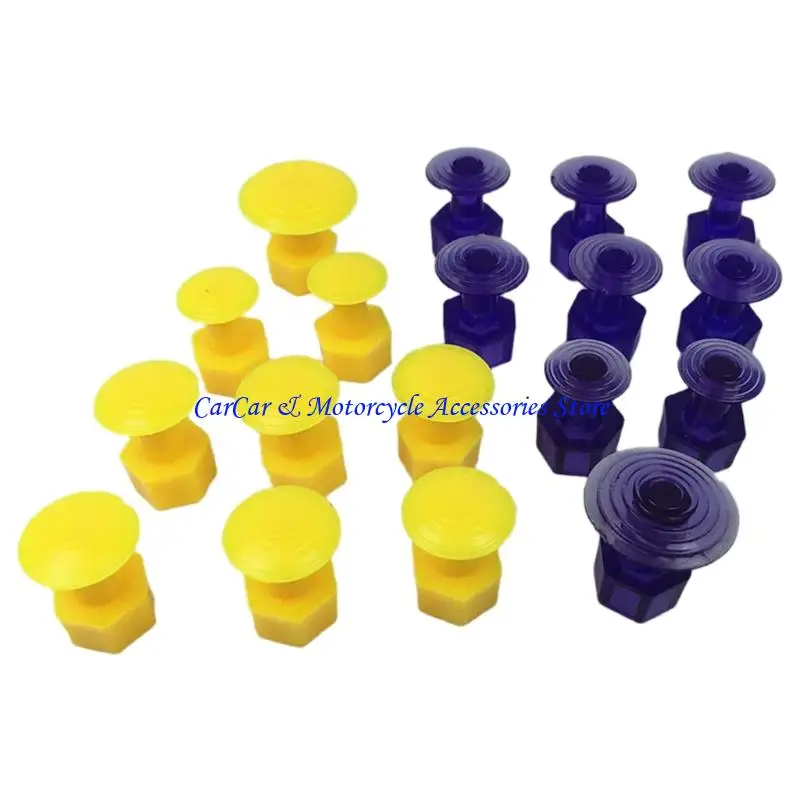 

G5AD Auto Maintenance Tool Dent Puller Damage Removal Dent Removal Pulling 9pcs Dent Repair Tool