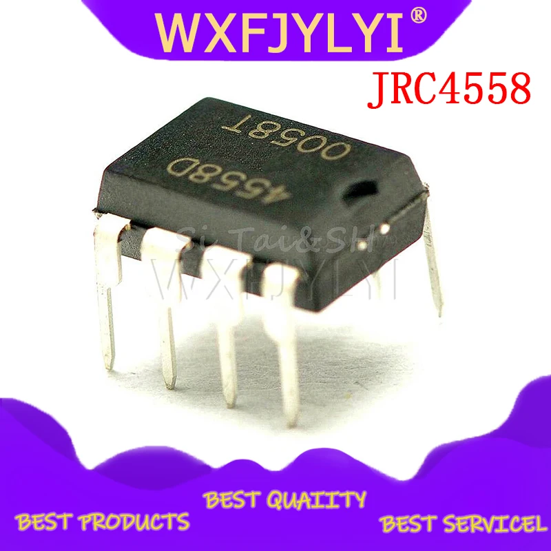 

20PCS JRC4558 JRC4558D 4558 4558D SOP-8 DIP8