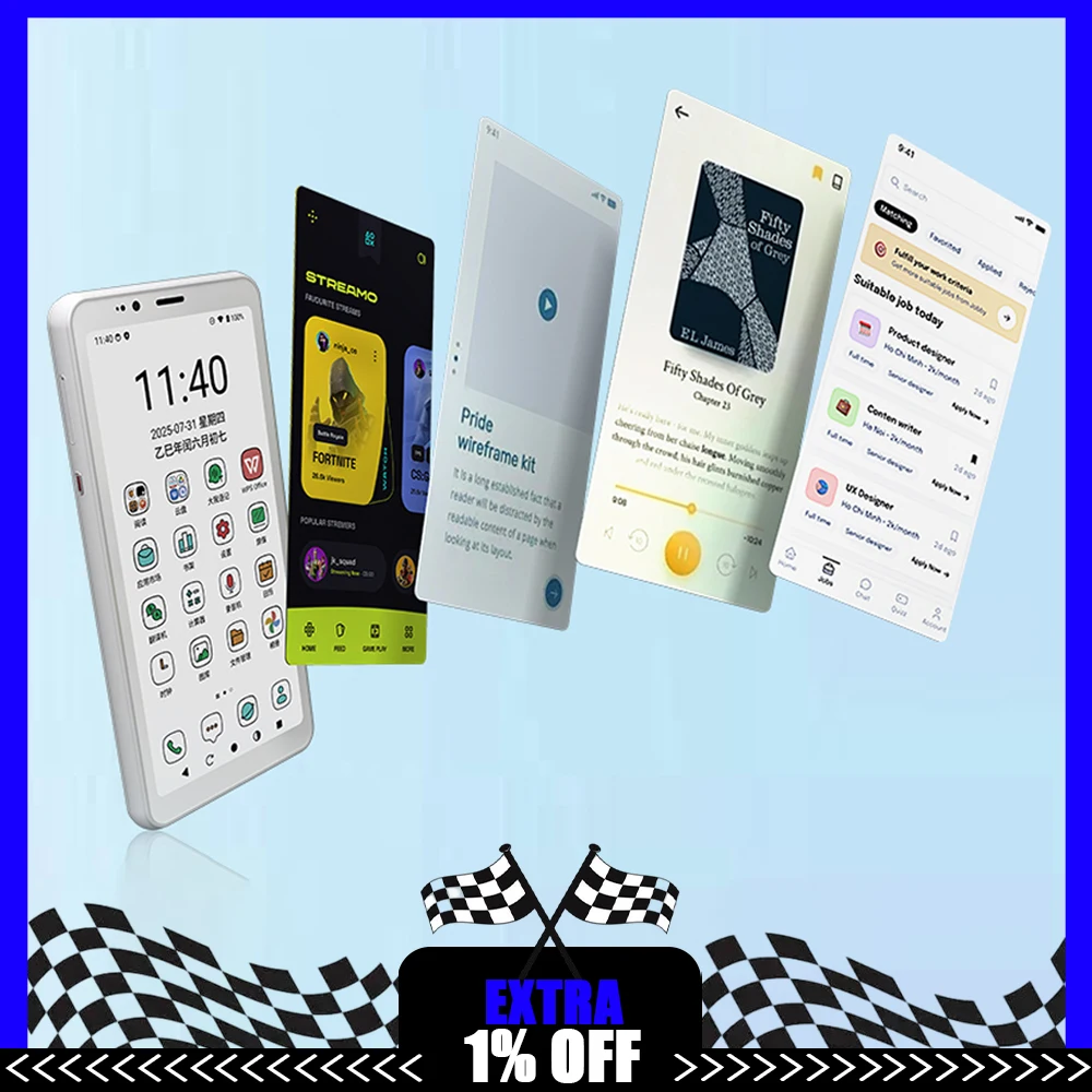 

Bigme Hibreak S eBook reader, 5.84-inch E-ink electronic book, 36-level front light, 6GB+128GB, Android 14 OS paper-like ereader