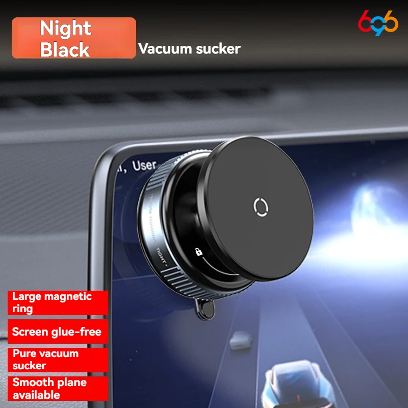 Dudukan Ponsel Dudukan Mobil Magnetik Cangkir Pengisap Magnetik Vakum Magnetik Lipat 360 °   Braket Stabil Portabel Penyangga Putar