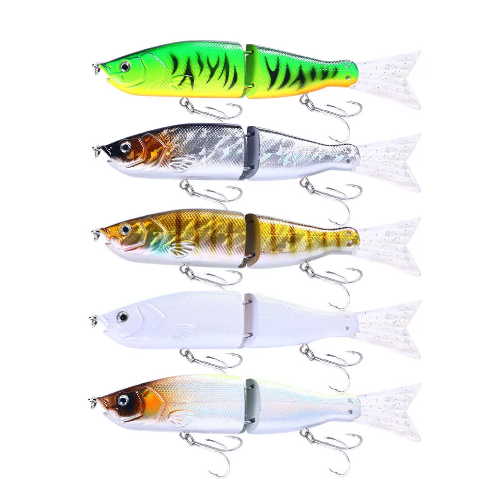 

18CM 52G Segmented Swimbait Realistic Long Cast Hard Lure With Thick Blood Slot Hooks Bionic Artificial Fishing Bait