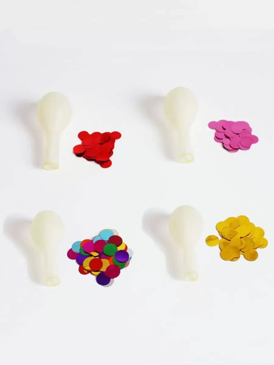 10 قطعة 12 بوصة متعدد الألوان النثار اللاتكس بالون بريق واضح شفاف بالوعة الهيليوم لحفل الزفاف ، عيد ميلاد ، العودة إلى المدرسة