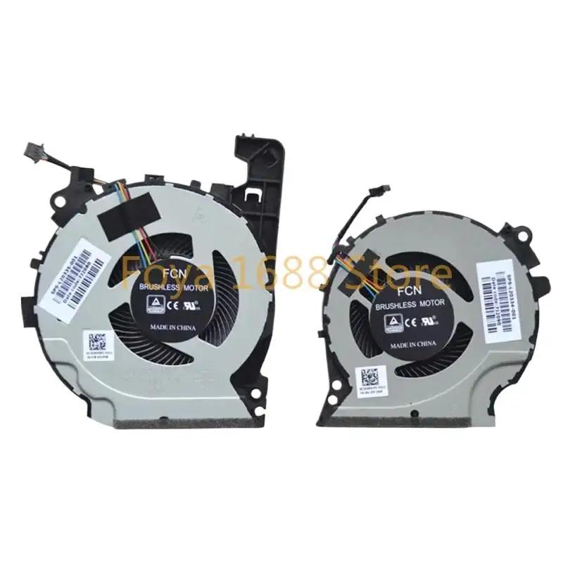 

For HP Pavilion Gaming 15-cx0000 15-CX0060TX 15-CX0058W CPU GPU Cooling Fan ~