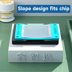 XZZ XINZHIZAO Universal IC Planting Tin Pad with Magnetic Base High Temperature Resistant Silicone Pad BGA Reballing Platform