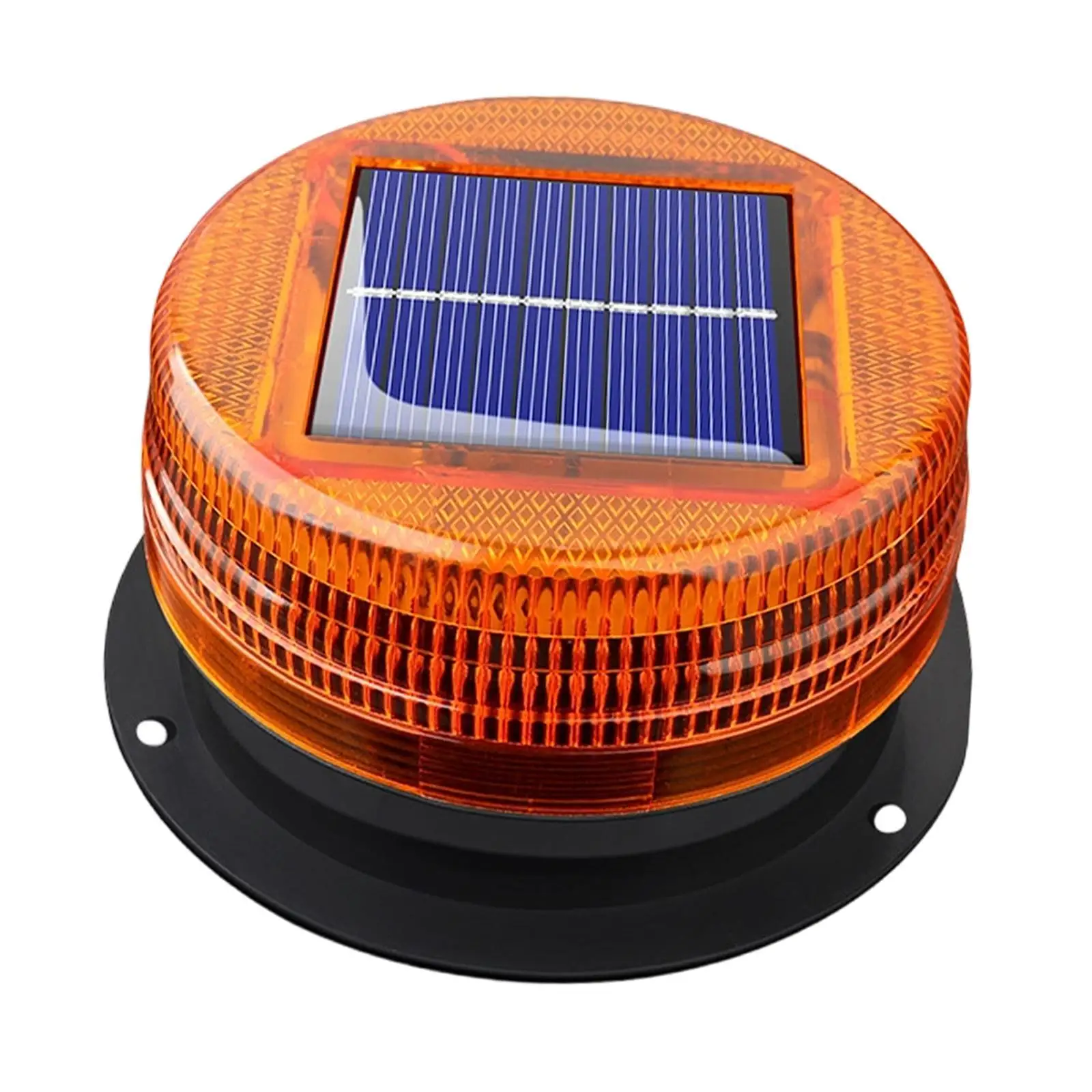 Solar Strobe Light for Car Compact LED Flashing Light Beacon Light Warning Light for Crane Tower Boat Navigation Trucks