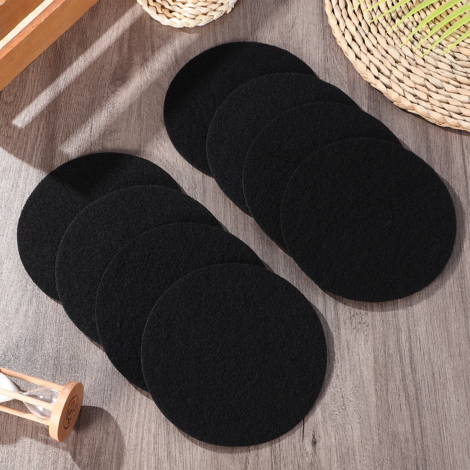 12 قطعة مرشحات صندوق السماد الفحم سلة المهملات مزيل الروائح الكريهة رائحة لسلة النفايات المنزل مكتب فندق استخدام منصات تصفية