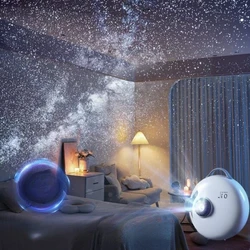 32 in 1 LED Galaxy Projector Night Light Planetarium Star Projector with Bluetooth Speaker Ceiling Room Home Decor USB Recharge