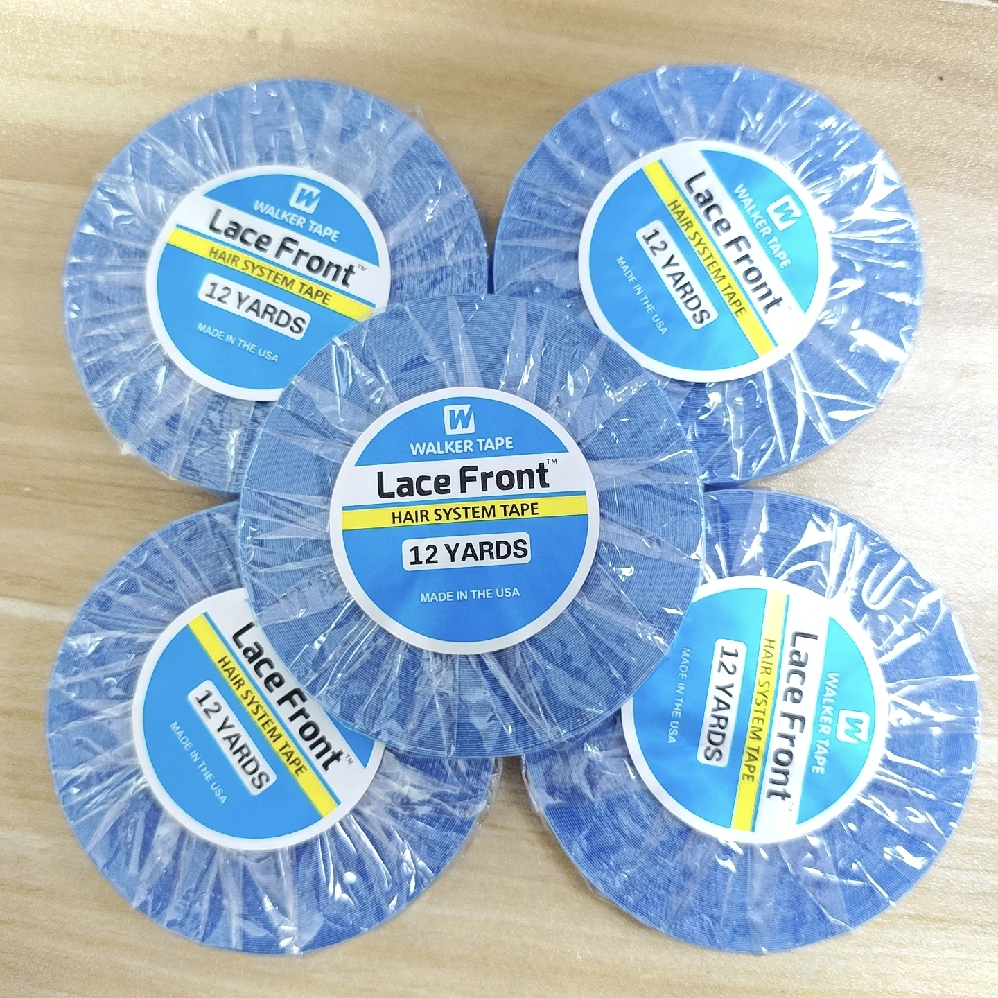 

Wholesale 12yards*2cm 5/3/2/1P Hair System Tape For Hair Extension No Shine Bonding Double-Sided Lace Front Wig Tape Adhesive