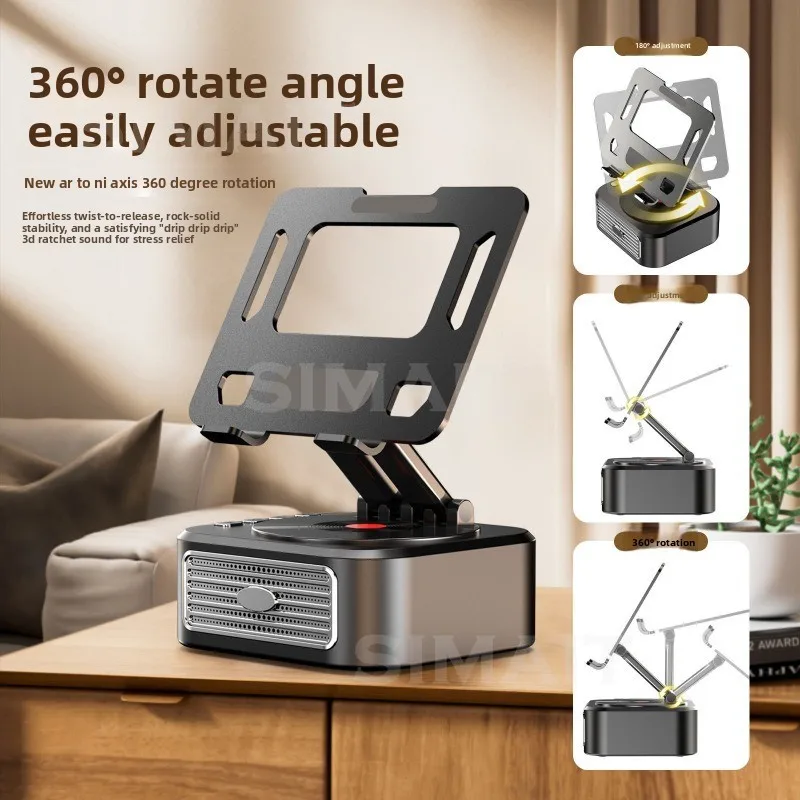 New Creative Three-in-one Tablet Bracket, Speaker, Power Bank, Multi-functional Live Broadcast Bracket, Bluetooth Speaker.