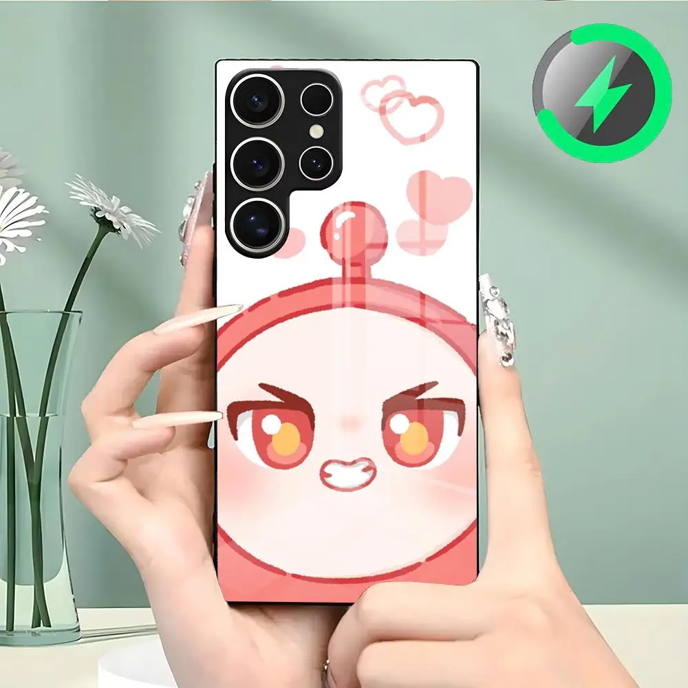 Game Egg Party Phone Case For Samsung S26 S25 S24 S23 S22 S21 S20 Ultra Plus FE For Magsafe Glass Case