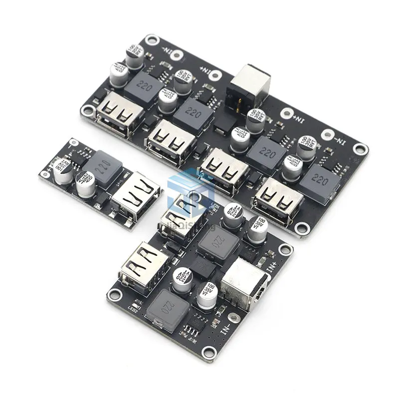 Module abaisseur de charge USB DC-DC, QC3.0, QC2.0, 6-32V, 9V, 12V, 24V à chargeur rapide, Circuit imprimé 5V