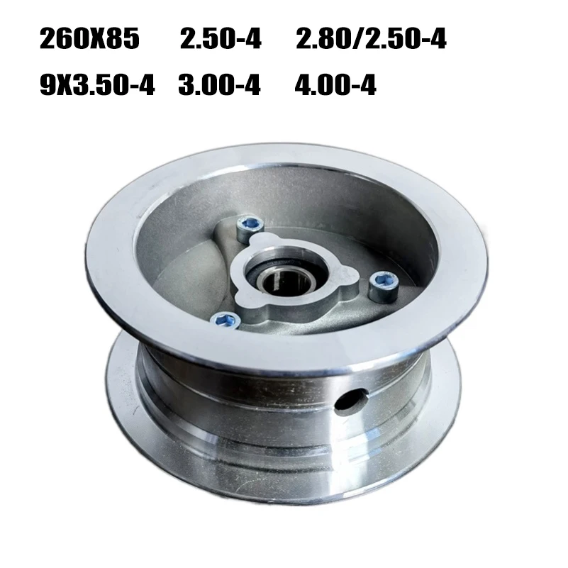 4.10/3.50-4 3.00-4 2 2.80/2.50-4 Wheel Rim 4 Inch Hub for MiNi Moto,ATV&Go Kart Electric Scooter Aluminium Alloy