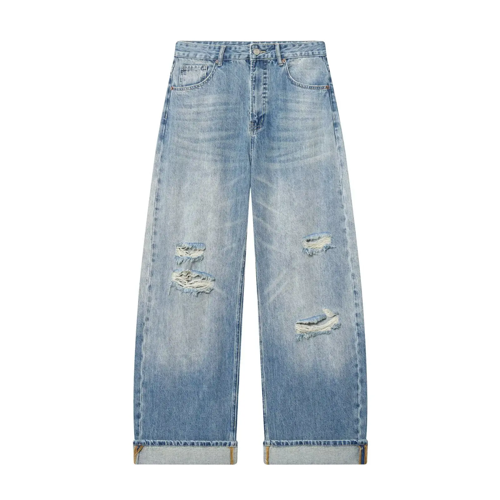 

Jenny&Dave Minimalist Washed Ripped Jeans Women's Jeans Boyfriend Loose Women's Denim Pants Woman Clothes Mom Jeans