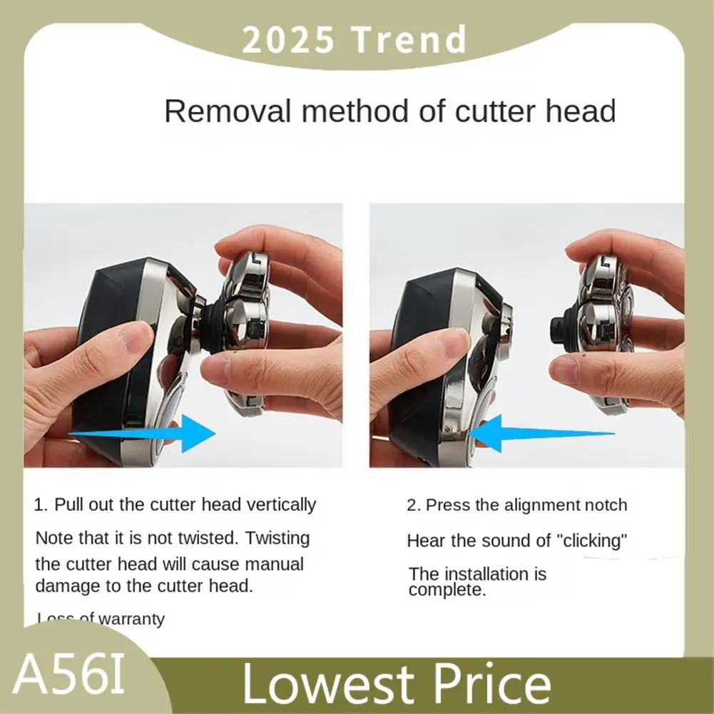

Hot Sale 8 Blades Multi Electric Shaver 6 In 1 Nose Ear Hair Trimmer Beard Electric Shaver Multi Electric Shaver For Bald Men LE