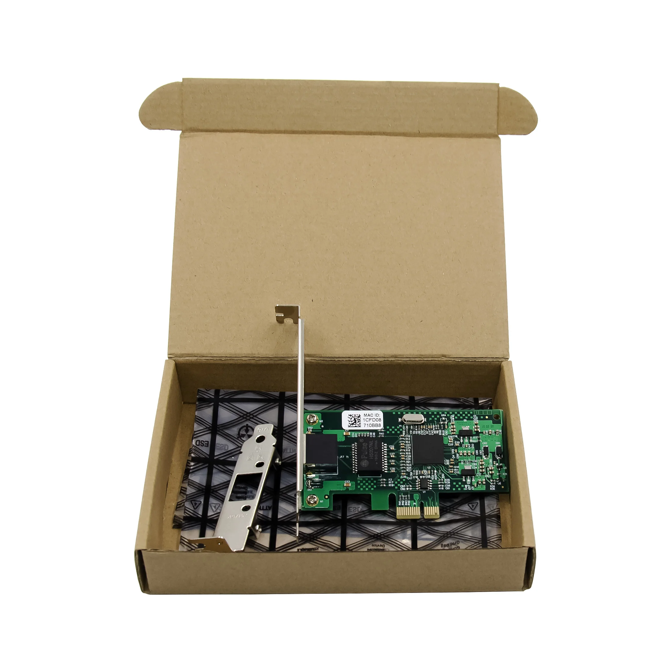 SUNWEIT ST7264 PCIe x1 simple RJ45 dans tel 82573 1GbE adaptateur réseau