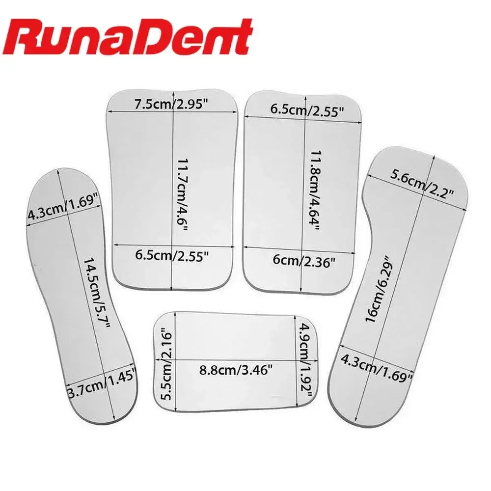 

1PC/5Pcs Dental Rhodium Occlusal 2-Side Reflector Intraoral Photographic Glass Mirror