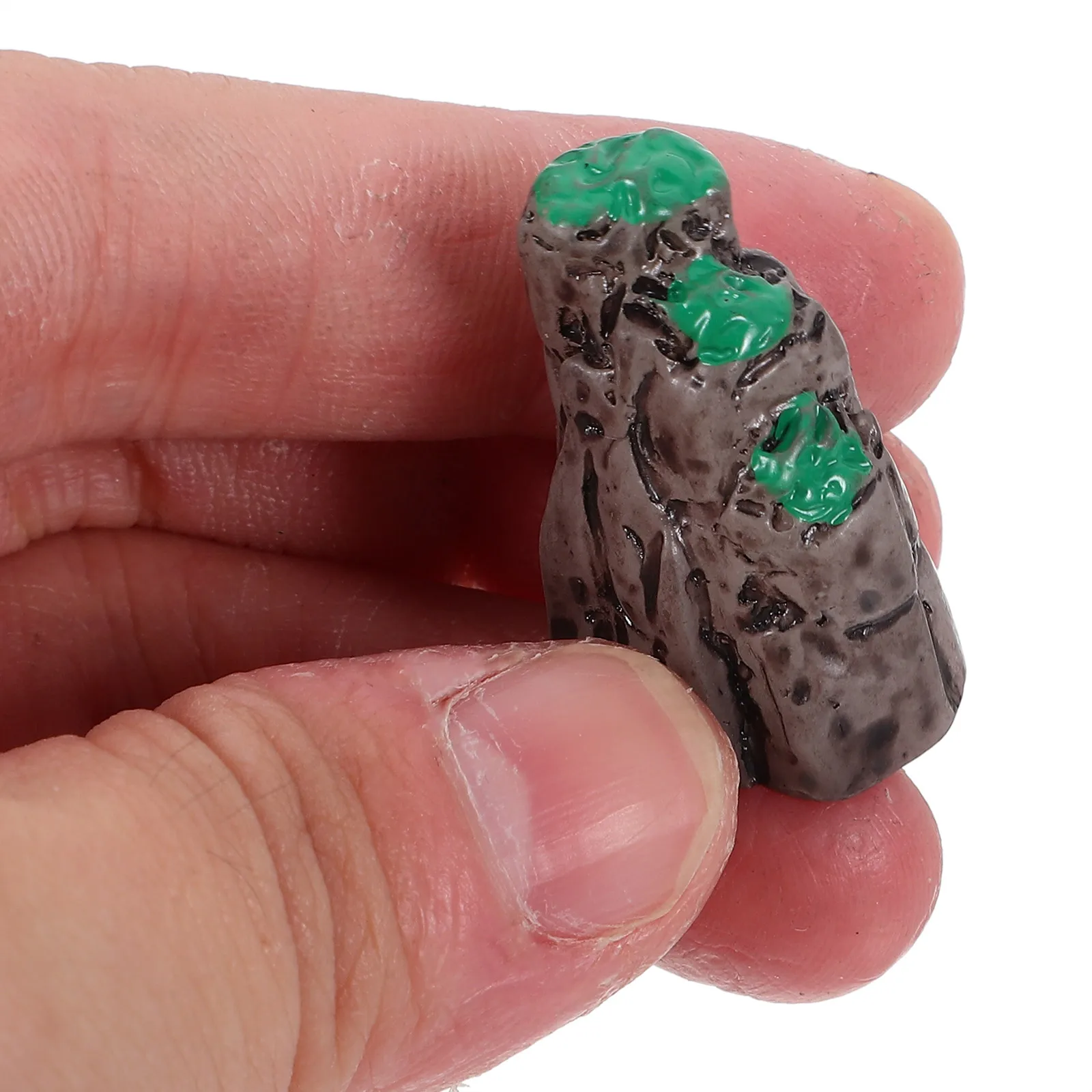 

6pcs Micro Landscape Rockery Decoration Mini Sculpture Resin Indoor Garden Small Rockeries Appearance Compact Light