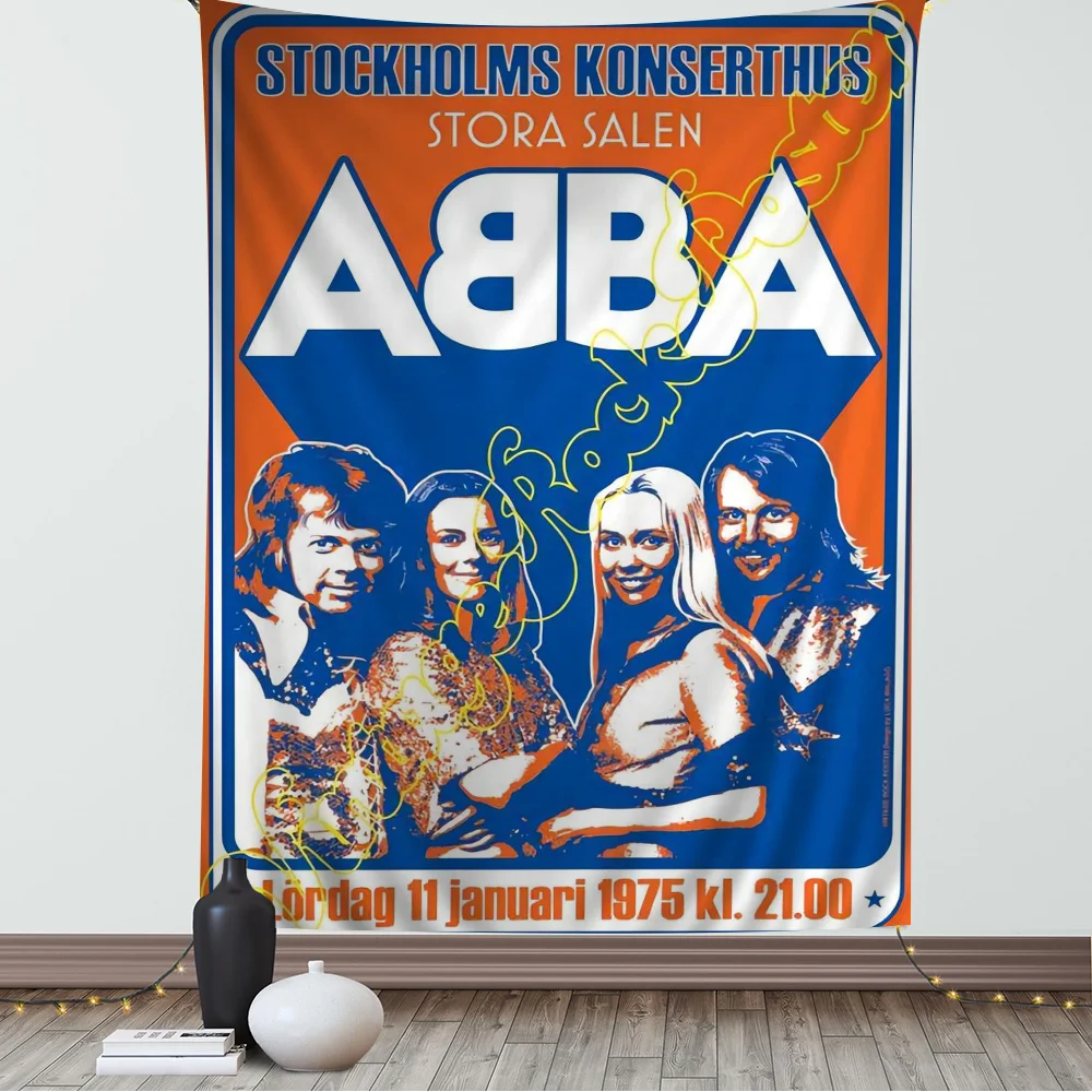 Classic Abba Band DIY Wall Tapestry for Living Room Home Dorm Decor Wall Art Decor