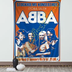 Classic Abba Band DIY Wall Tapestry for Living Room Home Dorm Decor Wall Art Decor