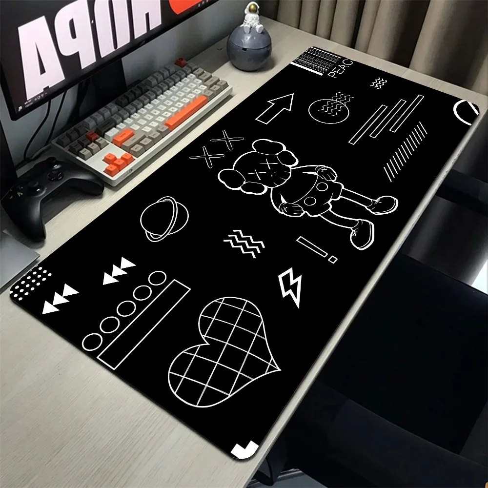 1pc-kaws Floor Mat Mouse Mat Desk Mat With Pad Gaming Accessories Prime Gaming XXL Keyboard Pad Padding Mat