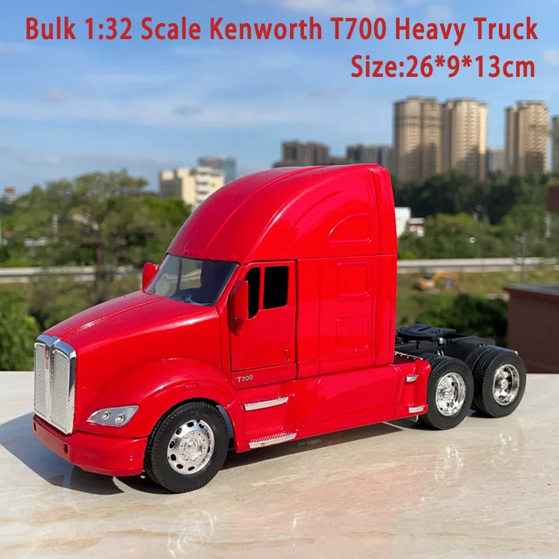 

Bulk 1:32 Scale Kenworth T700 Heavy Truck Semi-trailer Alloy Model Modification Accessories Trailer Vehicle Adult Gift Display