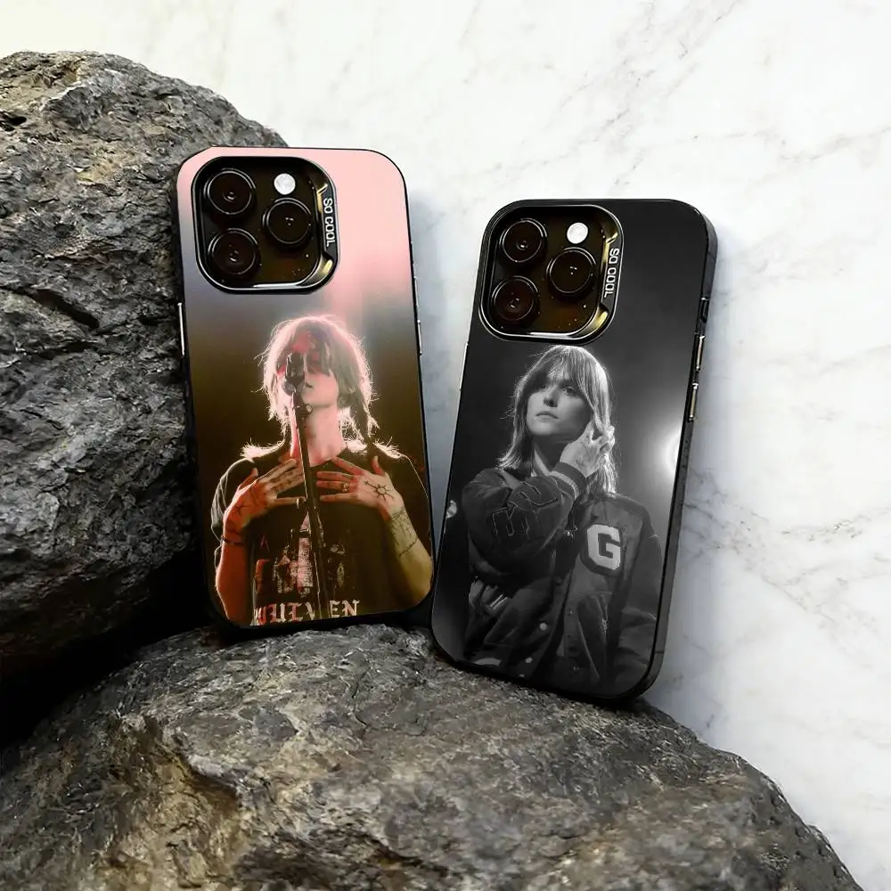 

Singer E-Ethel Cain Phone Case For iPhone 17,16,15,14,13,12,11 Plus,Pro Max,XS,Colorful Silver Black Cover