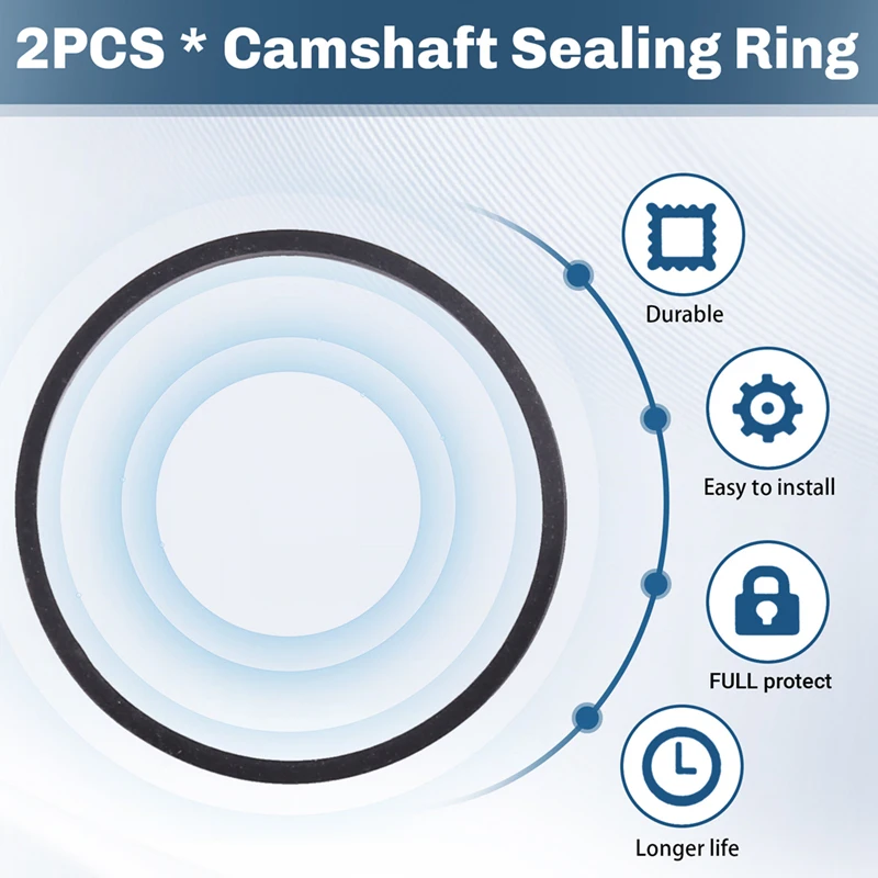 Peças automotivas de admissão do anel de vedação da árvore de cames 080739 080737   Para Peugeot Citroen 1.6T-T45C