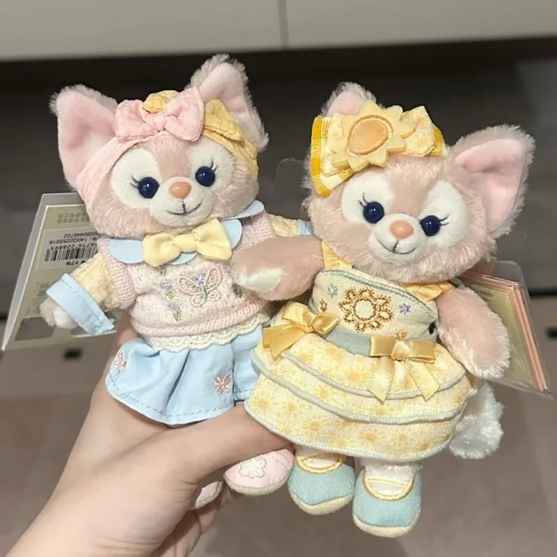 Disney Linabell Pluche Sleutelhanger 2025 Winter Leuke Pluizige Tas Charme Hanger Voor Rugzak Portemonnee Kerstcadeau Voor Volwassenen