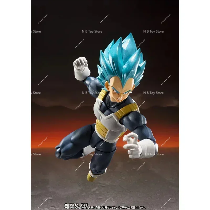 الشكل الأصلي بانداي دراغون بول زد S.H.Figuarts سوبر سايان الله فيغيتا شعر أحمر أزرق SHF فيغيتا إصدار الذكرى الخامسة عشرة #3