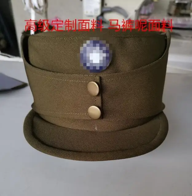 Kuomintang Hat Men Officer Cap Spring Green