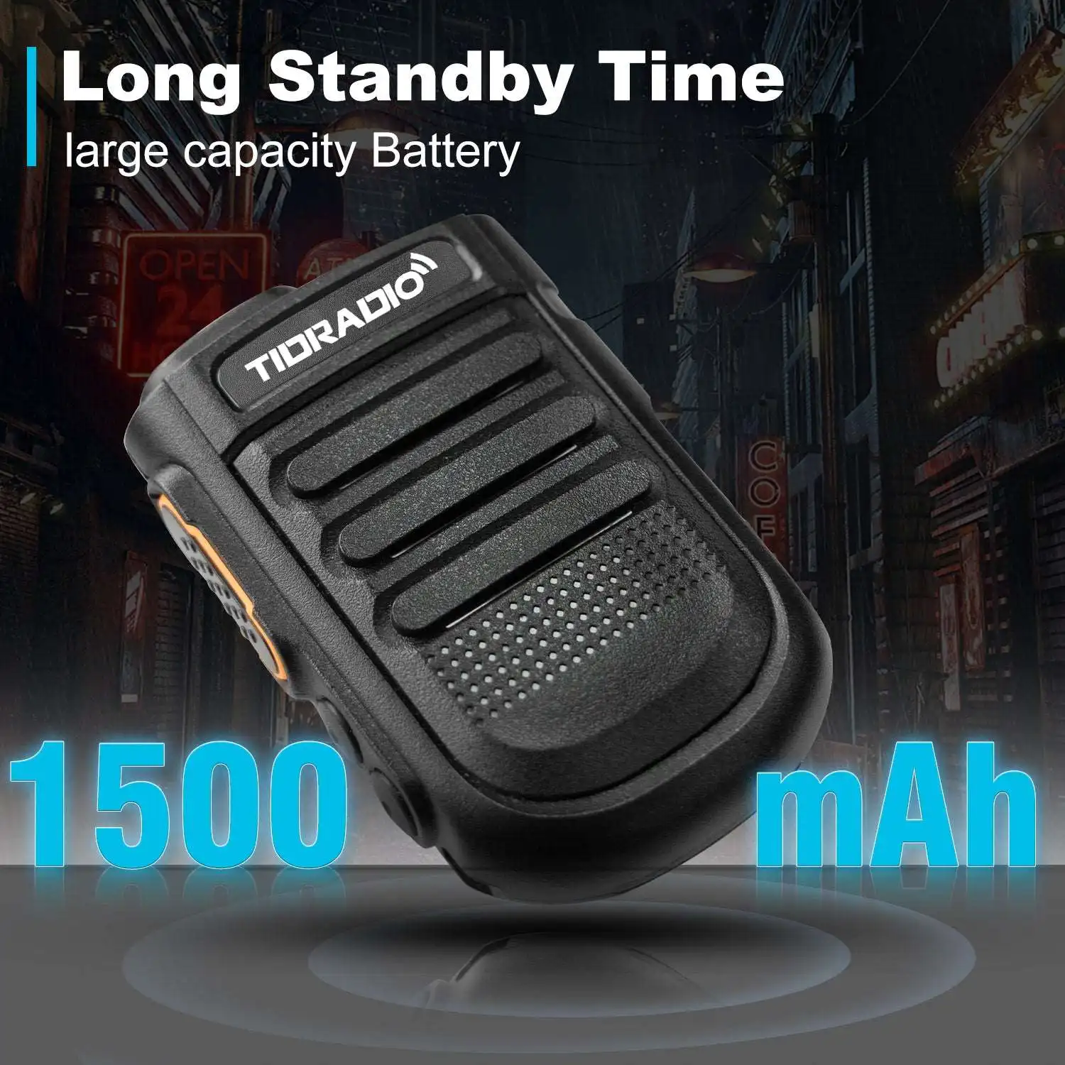 TIDRADIO Haut-parleur portable sans fil avec micro pour radio TD-H3 Plus