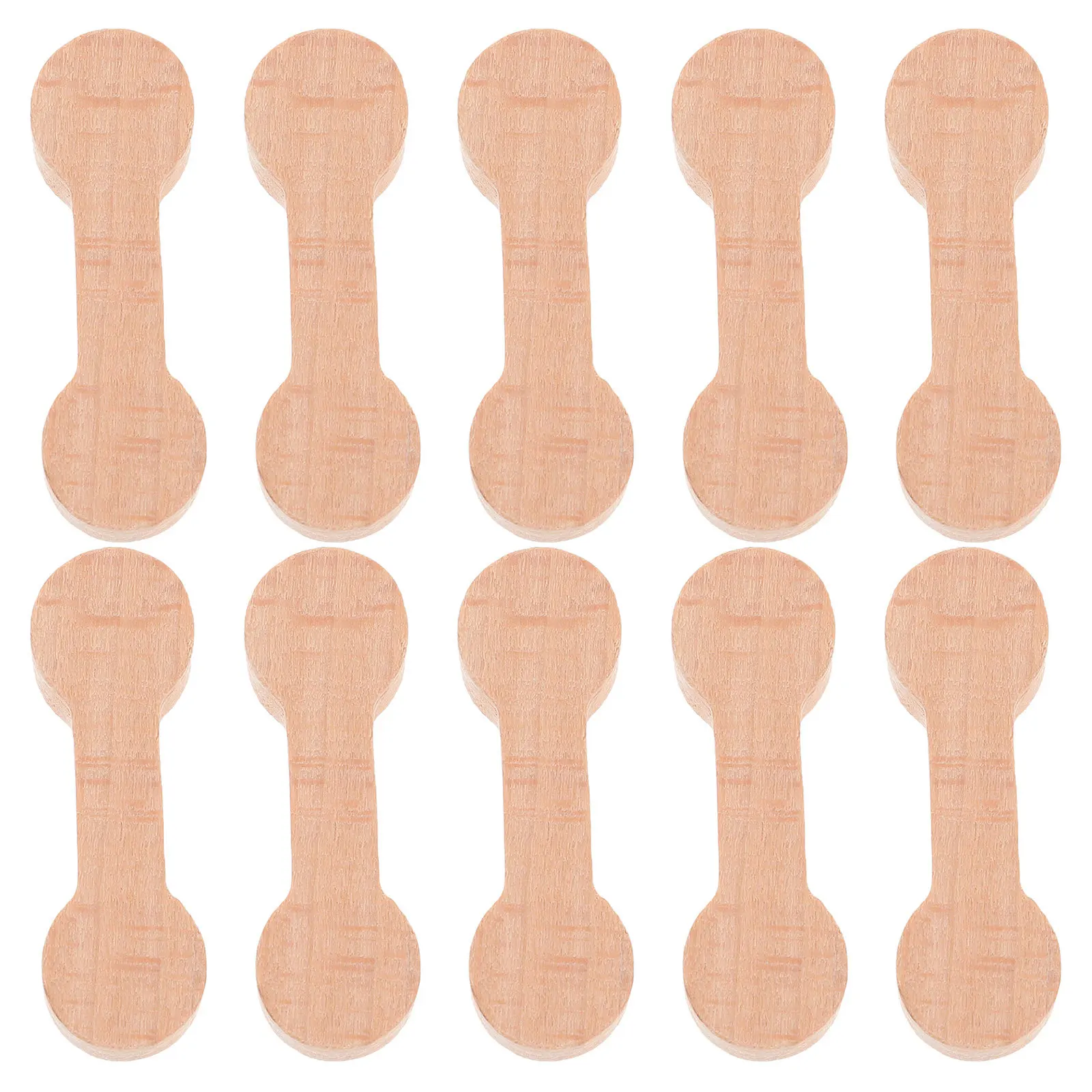 10 pezzi connettori per ossa per binario del treno in legno parti dell'adattatore ferroviario natalizio fai da te accessori artigianali per veicoli per bambini connettore per osso fai da te