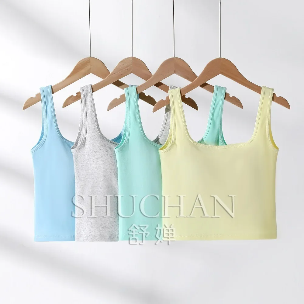 แขนกุด Bottoming TOP Spice สาวเสื้อกั๊ก Bra TOP Mujer เสื้อผ้าผู้หญิง Tank Top ผู้หญิง