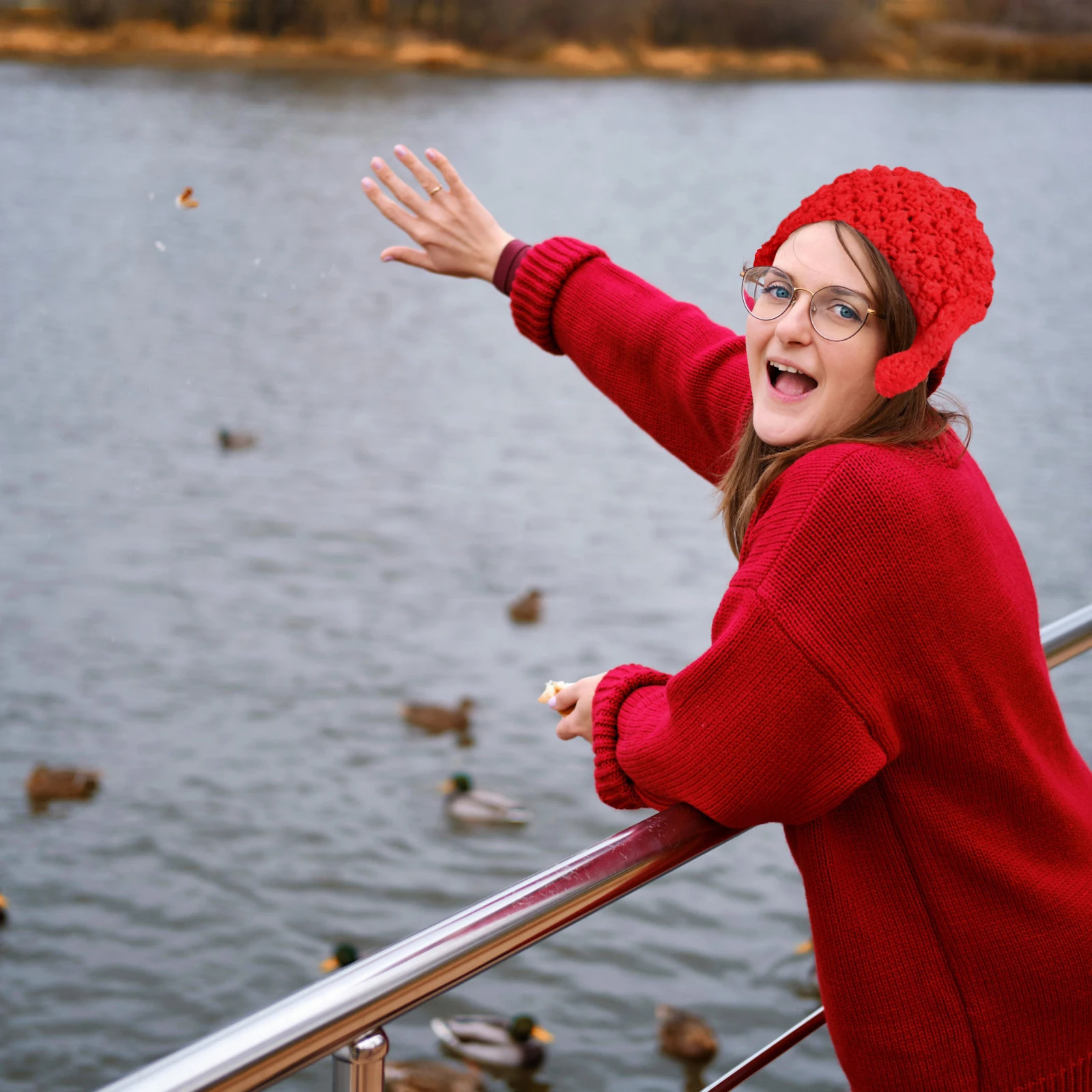 

Maitreya Woolen Hat for Woman Warm Knitted Beanie High Quality Soft Texture Easy Clean Safe Wear Suitable Gatherings Family