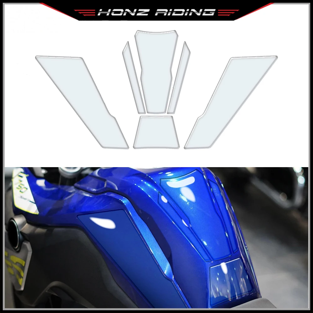 For BMW F750GS F850GS 2018-2023 Transparent  Tank Pad Protection Sticker