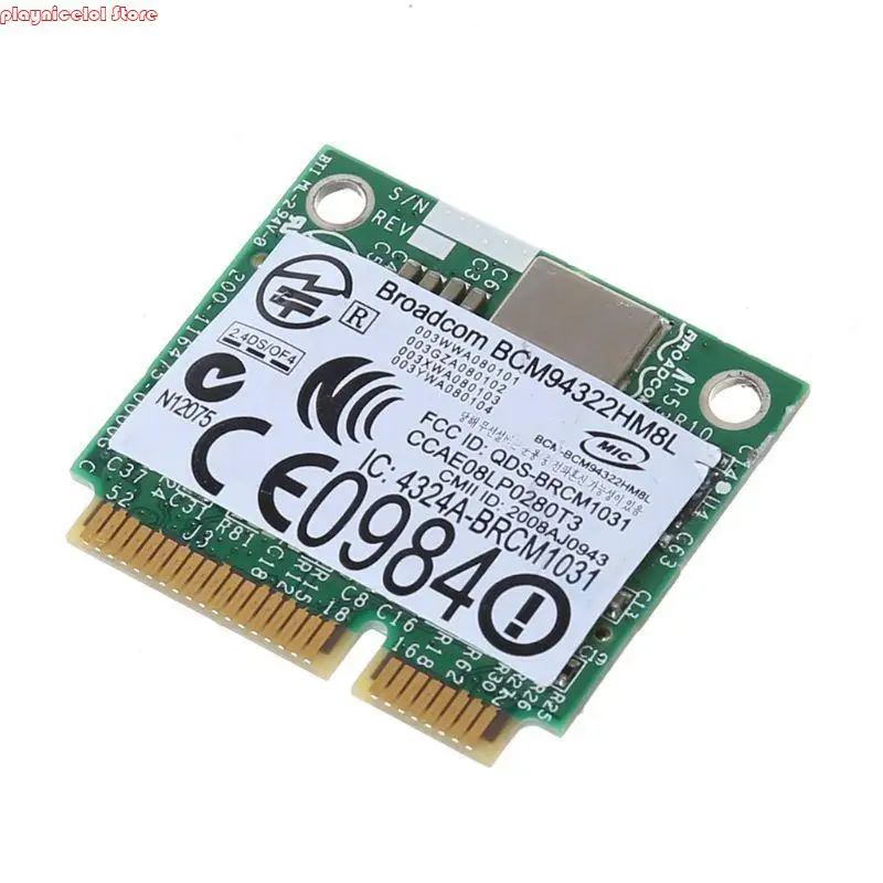 E8BA Mini PCI-E BCM94322HM8L DW1510 Dual Band 300m Wireless Card für E4200 E5500