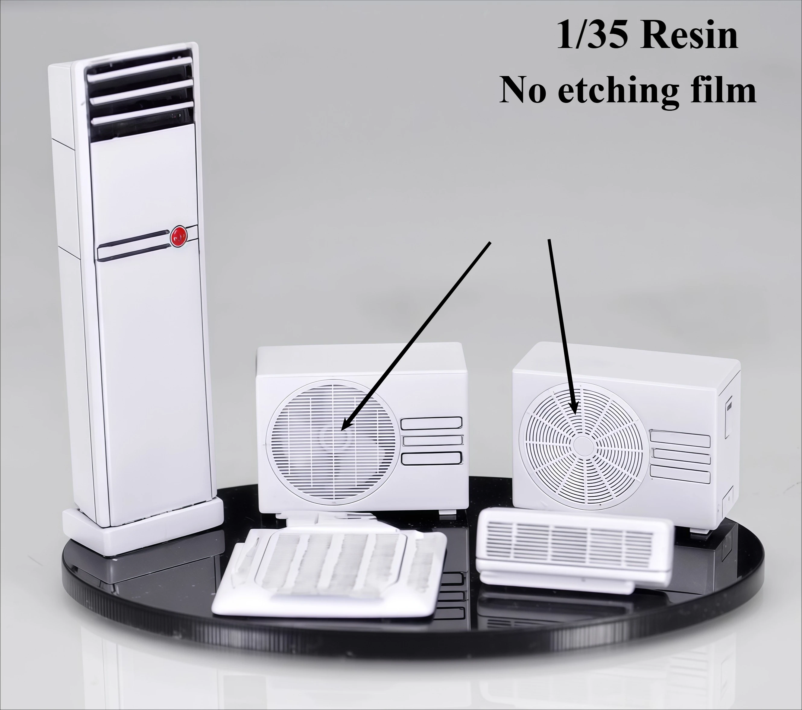 

1/35 Cast Resin Model, Scene Model for Making Refrigerator and Air Conditioner GK, Uncolored Model (without Etching)