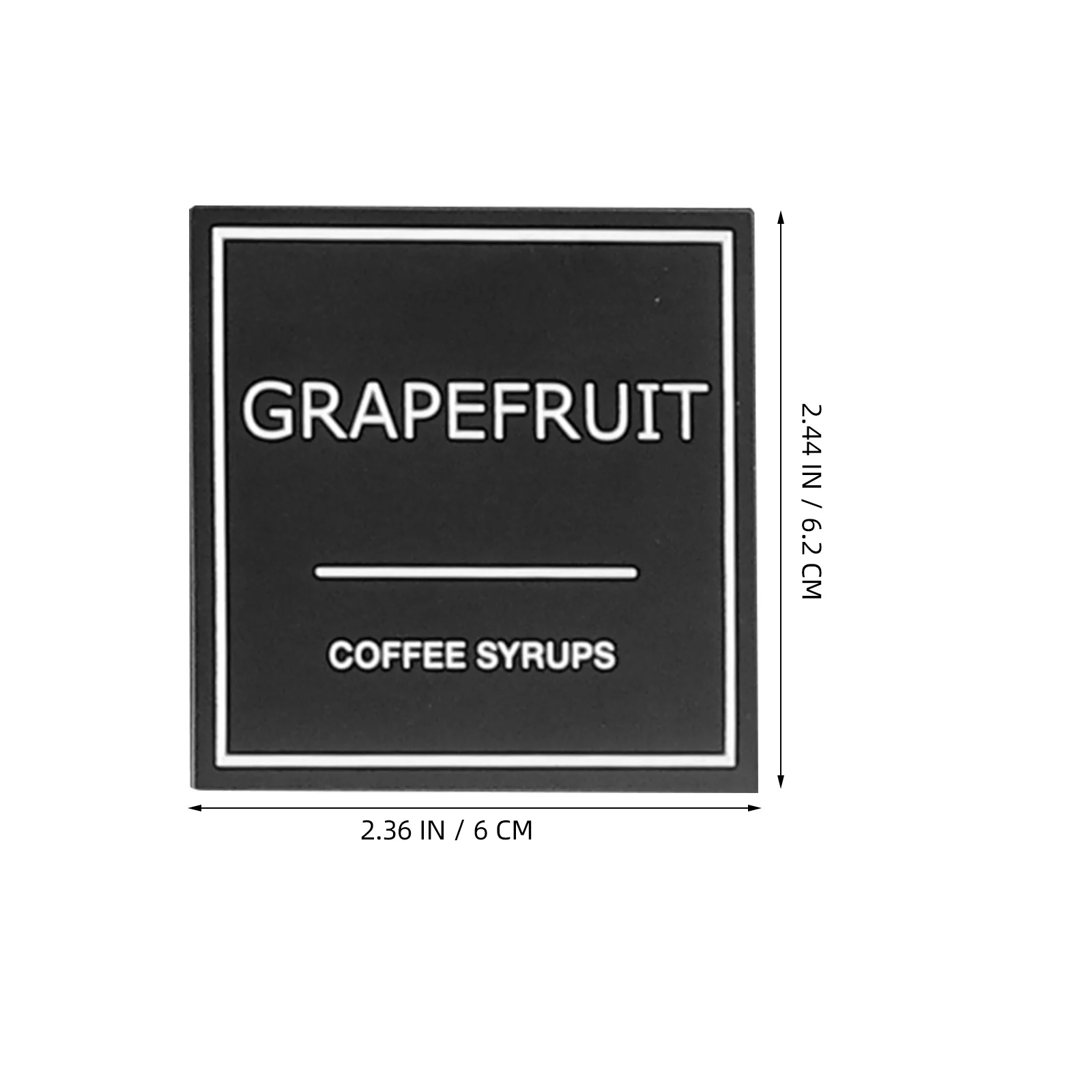 3 Sheets Coffee Syrup Labels Waterproof PVC Stickers for Coffee Bottles Jars Reusable Kitchen Organization Syrup Labels