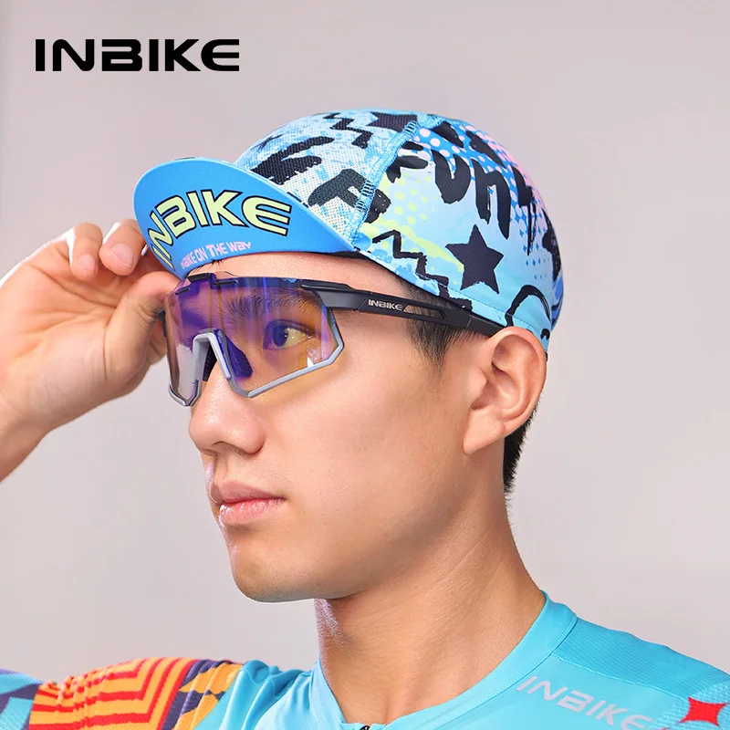 INBIKE Cycling Caps Bicycle Riding Cap Summer Men's Caps Road Bike Elastic Mesh Fabrics Outdoor Fishing Bike Quick-Drying Hats